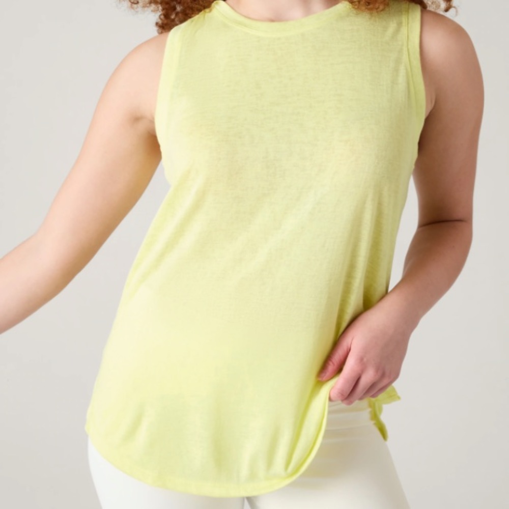 Athleta Breezy Tank | Women | Size: M | Huckleberry Yellow